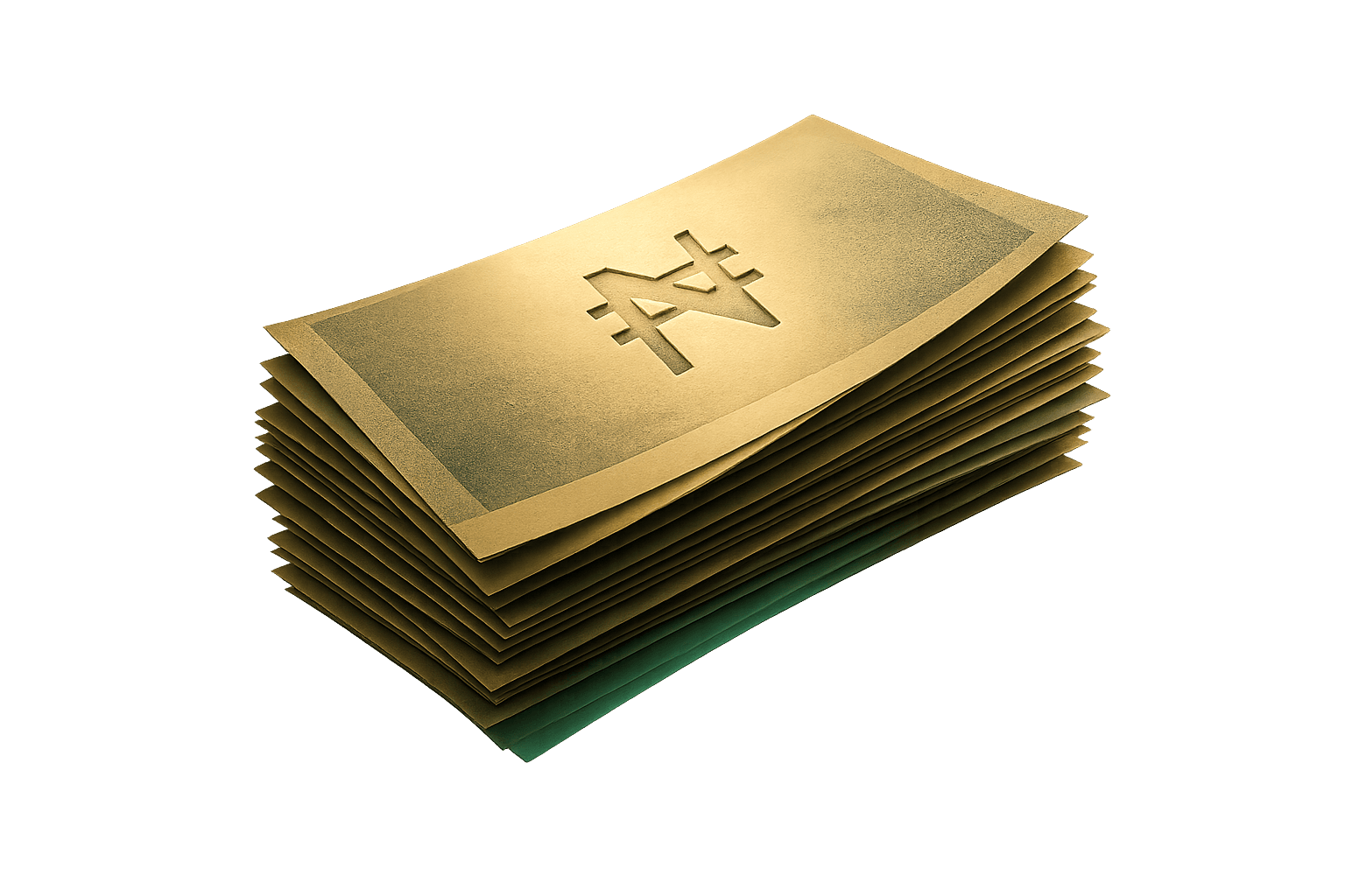 Stack of naira notes